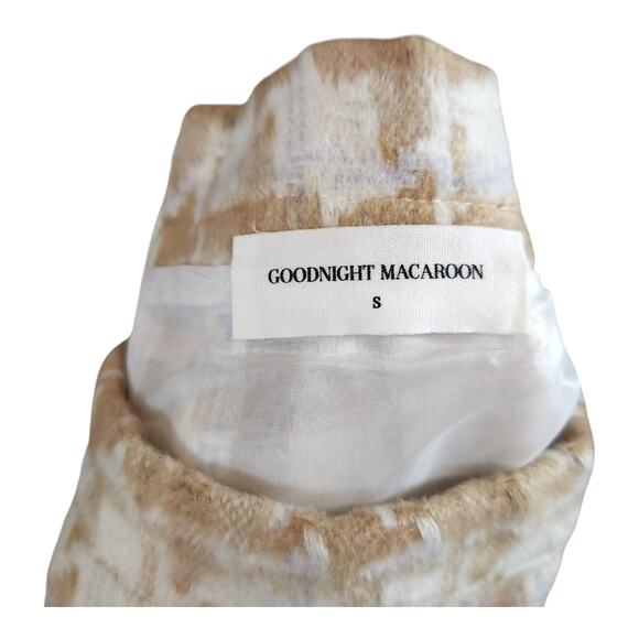 Goodnight Macaroon Houndstooth A-line Mini Skirt Academia Preppy Women's S - Picture 6 of 6
